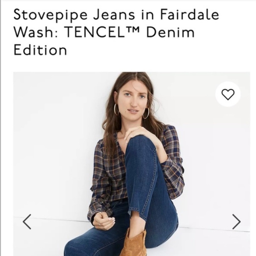 Madewell Stovepipe Straight Leg Jeans